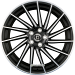 DIEWE WHEELS BRIOSA NERO MACHINED - Schwarz Matt Frontpoliert